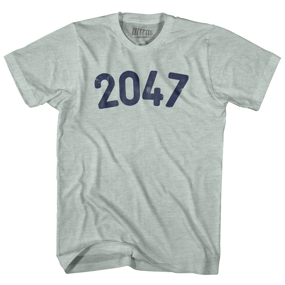 2047 Year Celebration Adult Tri-Blend T-shirt Style004