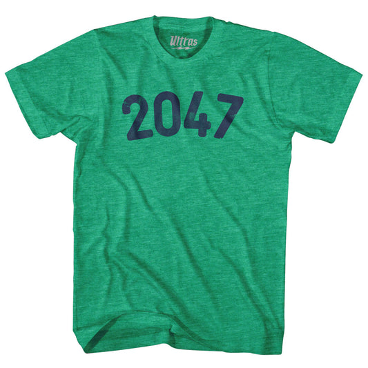 2047 Year Celebration Adult Tri-Blend T-shirt Style001