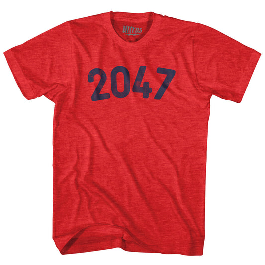 2047 Year Celebration Adult Tri-Blend T-shirt