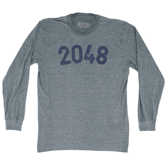 2048 Year Celebration Adult Tri-Blend Long Sleeve T-shirt Style002