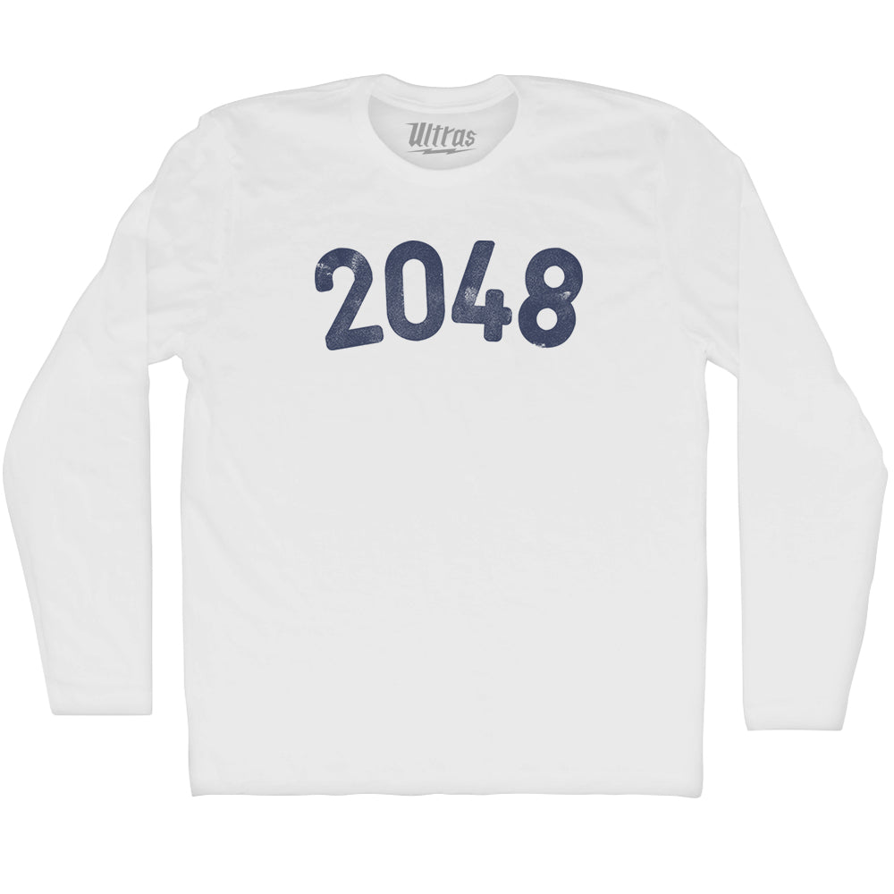 2048 Year Celebration Adult Cotton Long Sleeve T-shirt
