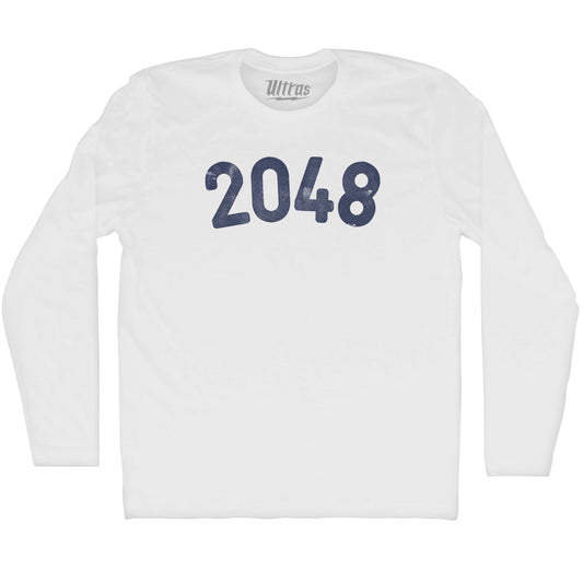 2048 Year Celebration Adult Cotton Long Sleeve T-shirt