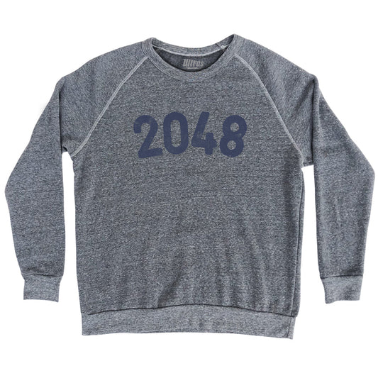 2048 Year Celebration Adult Tri-Blend Sweatshirt Style003