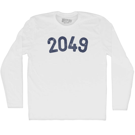 2049 Year Celebration Adult Cotton Long Sleeve T-shirt