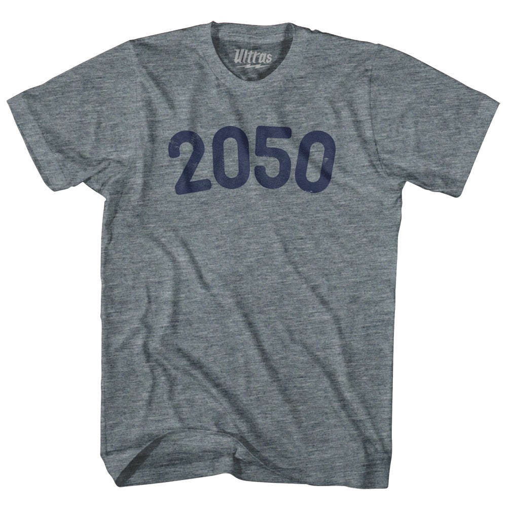 2050 Year Celebration Womens Tri-Blend Junior Cut T-Shirt