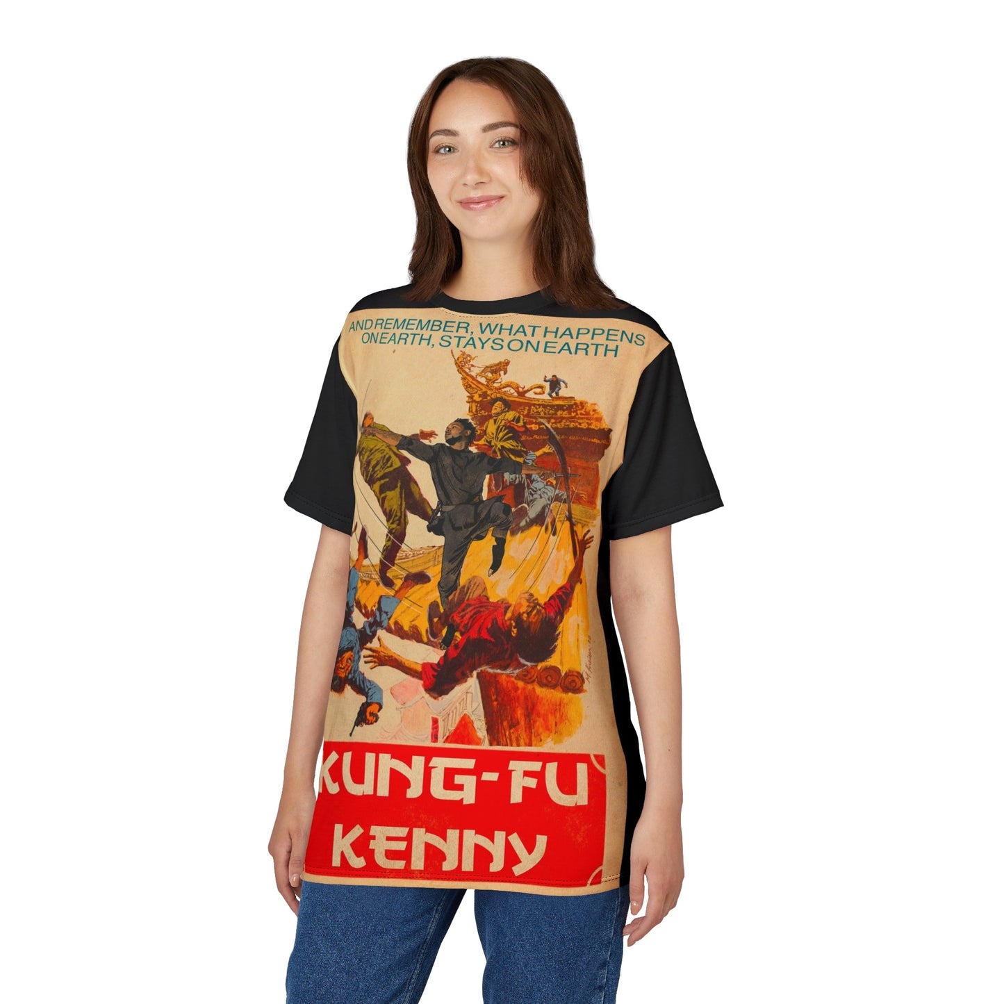 Kung Fu Kenny - Unisex Cut & Sew Tee (AOP)