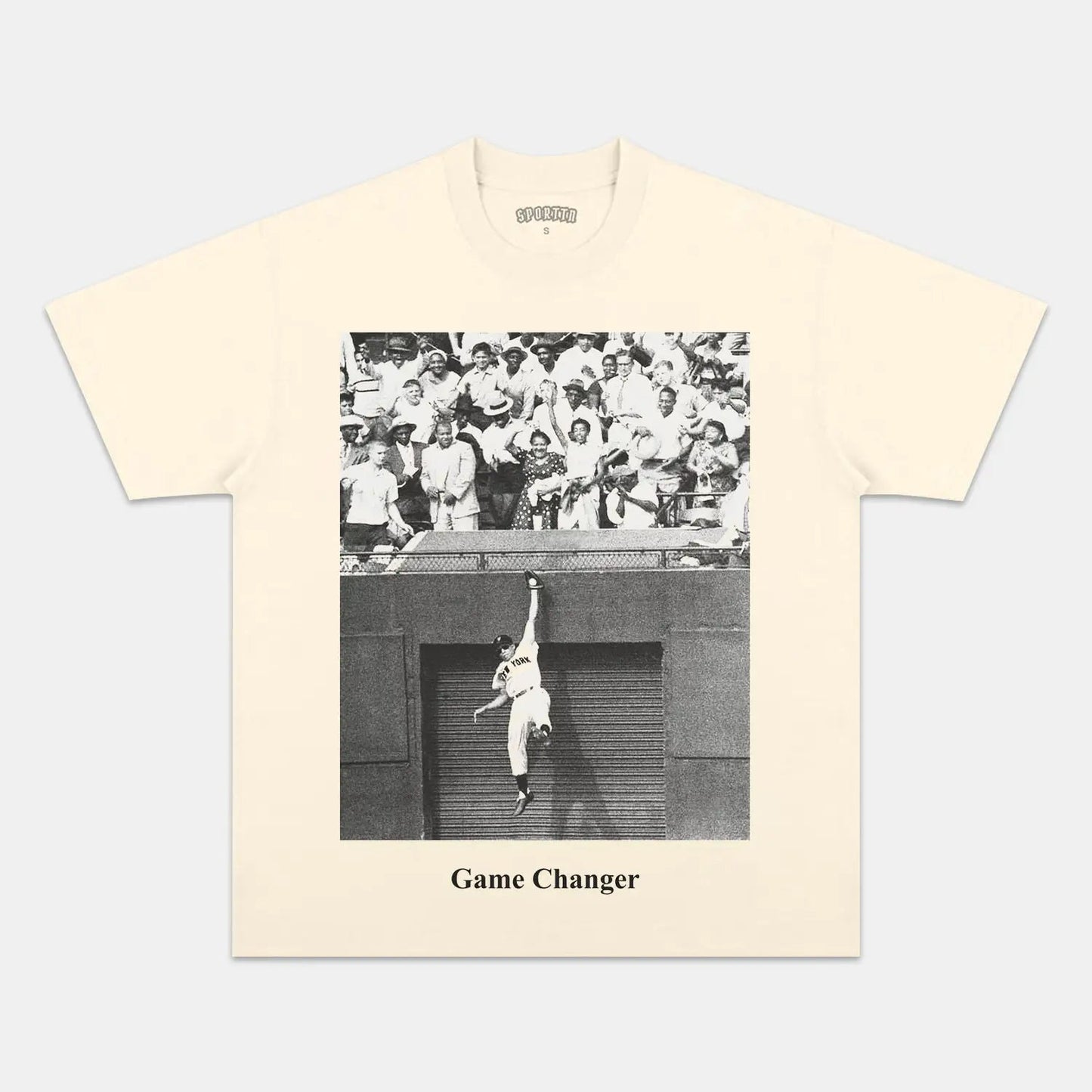 WILLIE MAYS - LEAPING CATCH TEE - clothing by TeeHivey.com (Image 4)