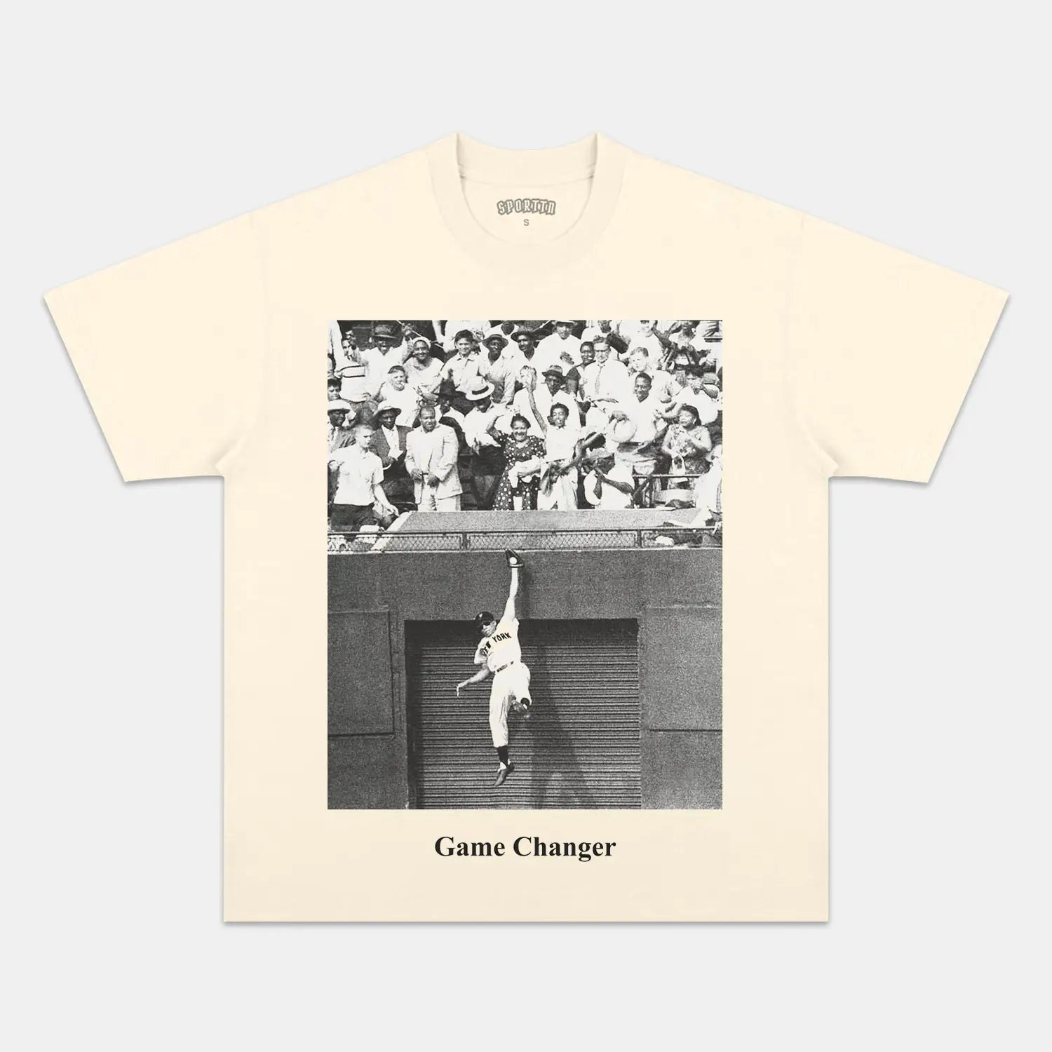 WILLIE MAYS - LEAPING CATCH TEE - clothing by TeeHivey.com (Image 4)