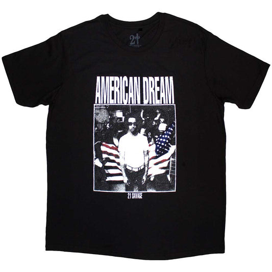 21 Savage American Dream Mens T Shirt Black