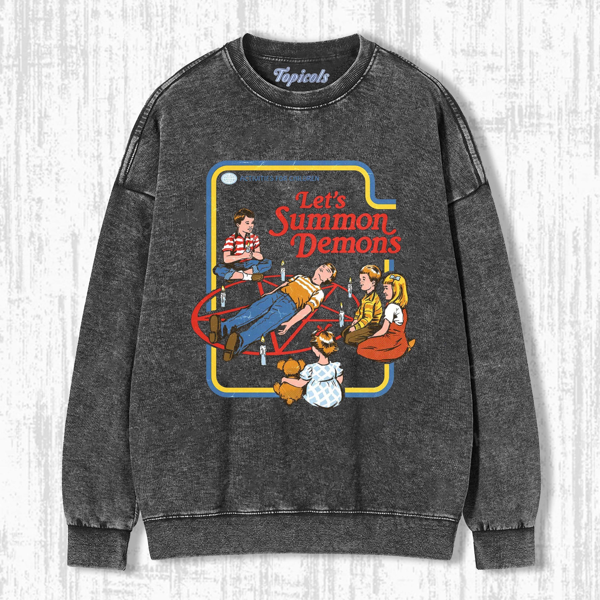 STEVEN RHODES - LET'S SUMMON DEMONS - T-SHIRT - clothing by TeeHivey.com (Image 2)