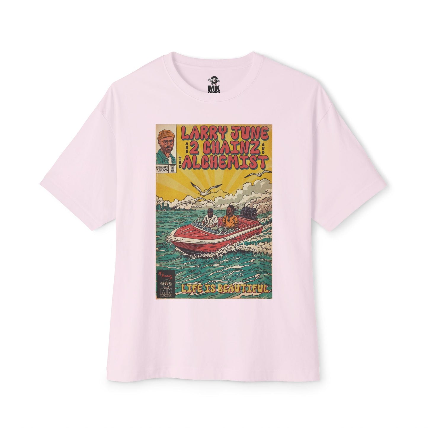 Life is Beautiful - Unisex Oversized Boxy Tee
