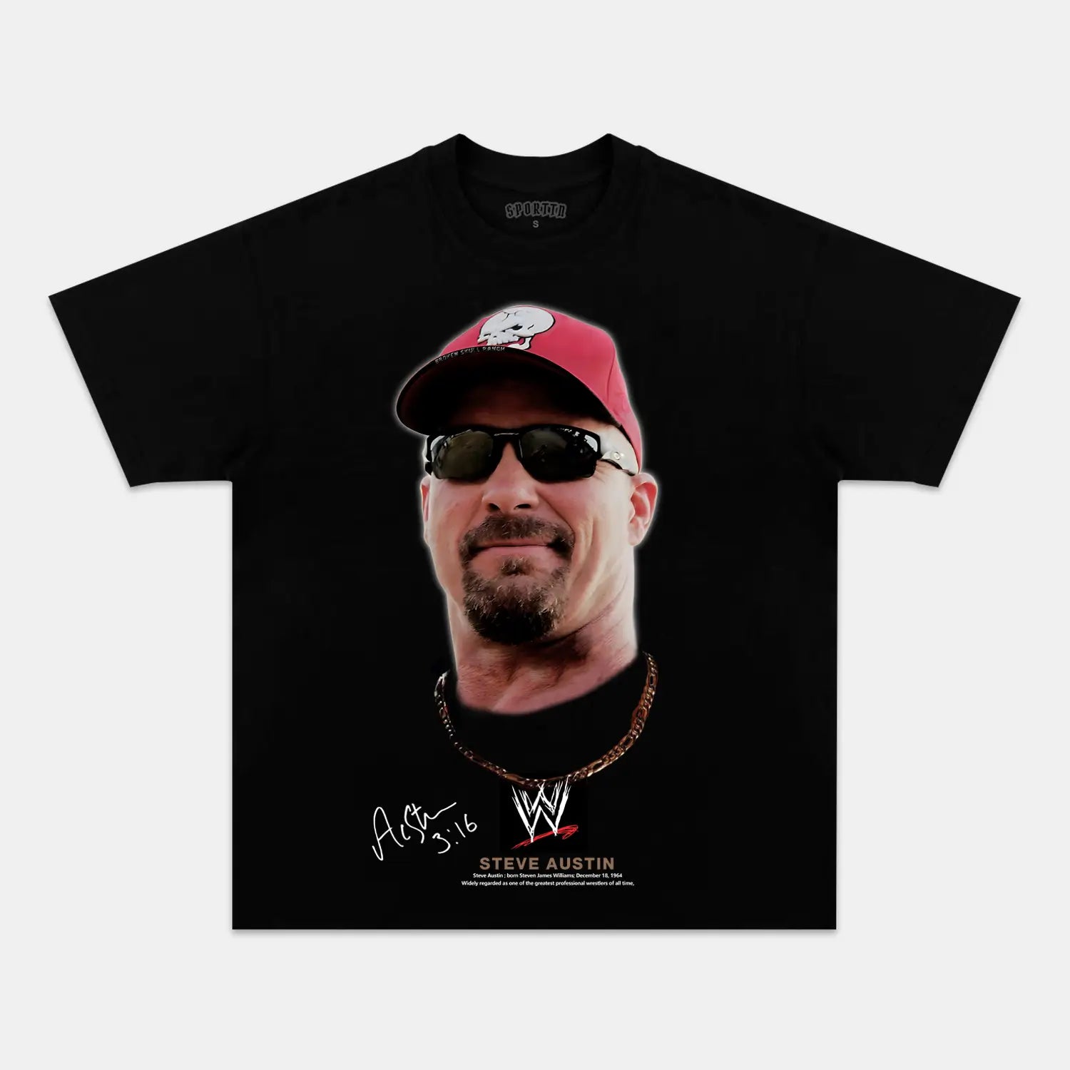 STONE COLD STEVE AUSTIN NEW TEE - clothing by TeeHivey.com (Image 1)