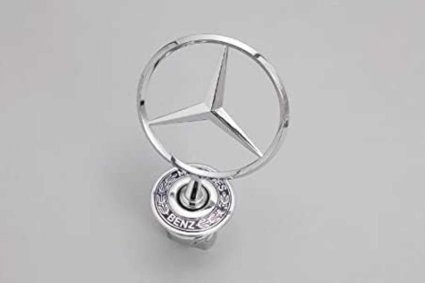 Mercedes C230 Sedan 2003 2004 2005 Front Hood Chrome Emblem, Genuine OEM 2108800186, Benz Star Hood Ornament