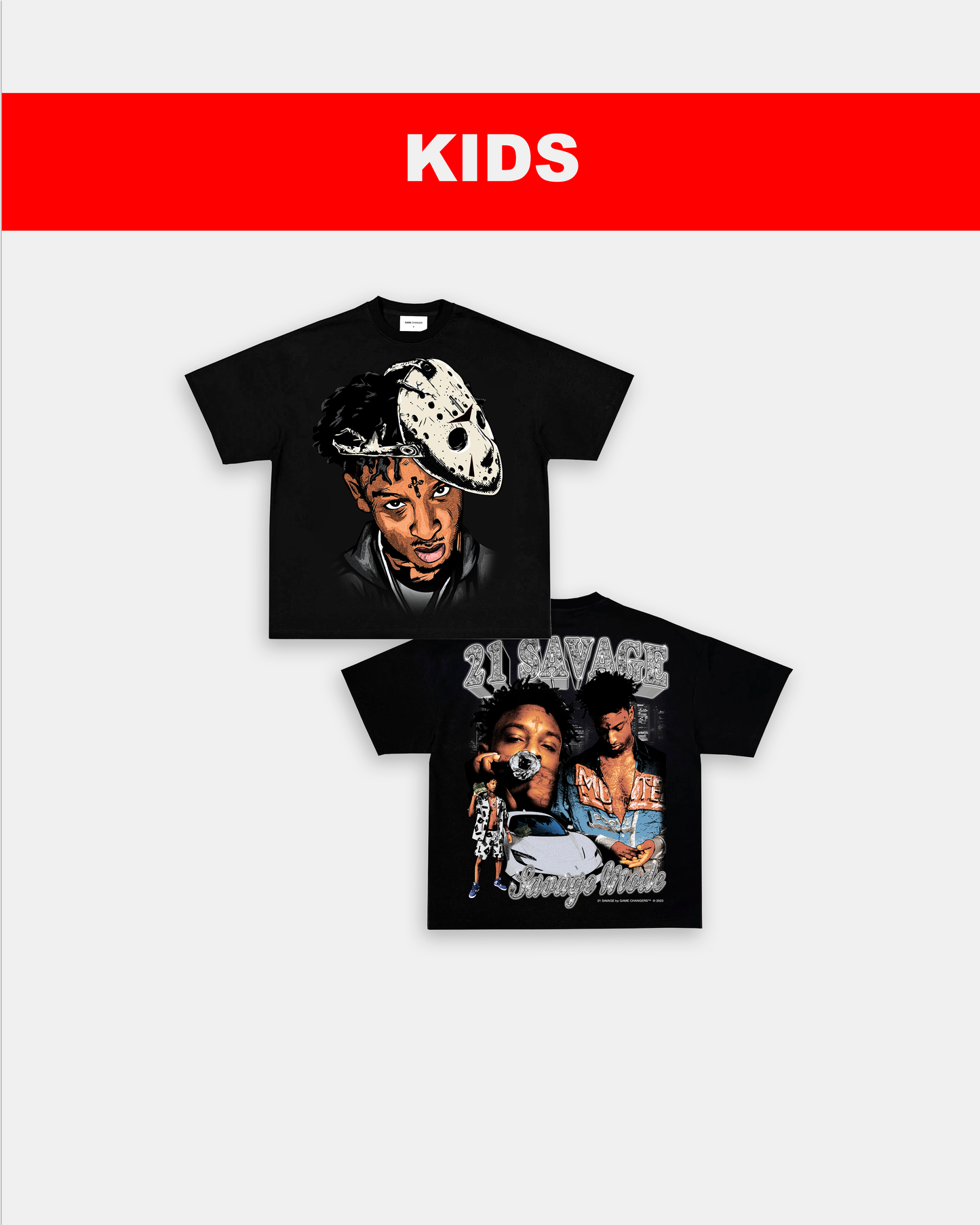 21 SAVAGE - KIDS TEE - [DS]