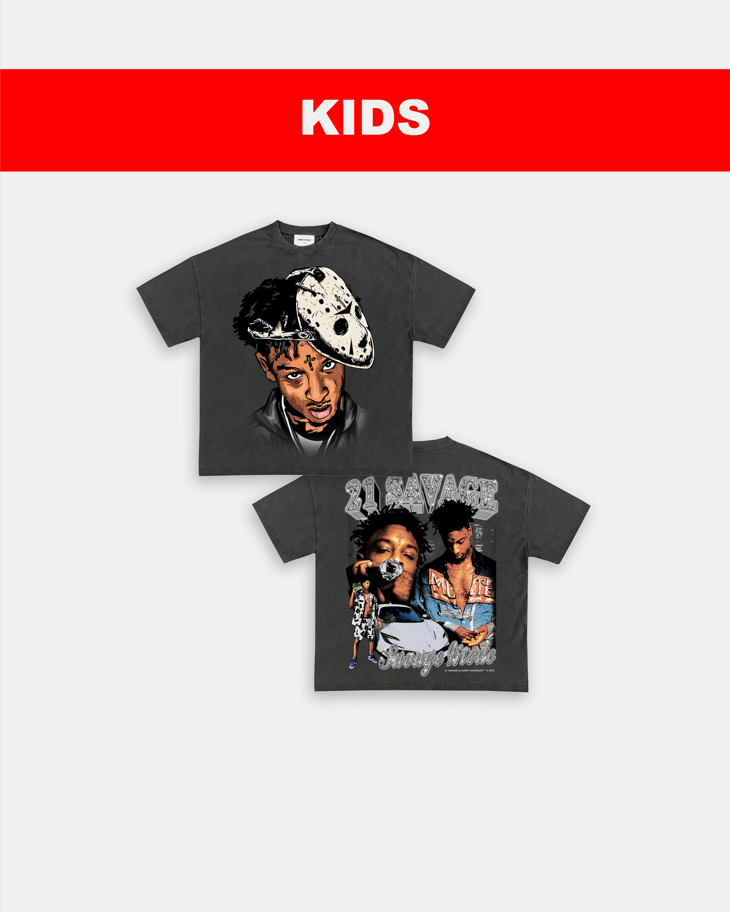 21 SAVAGE - KIDS TEE - [DS]