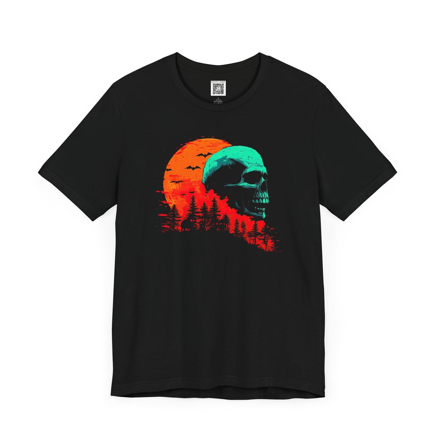 Skull Sunset Graphic Tee Style001