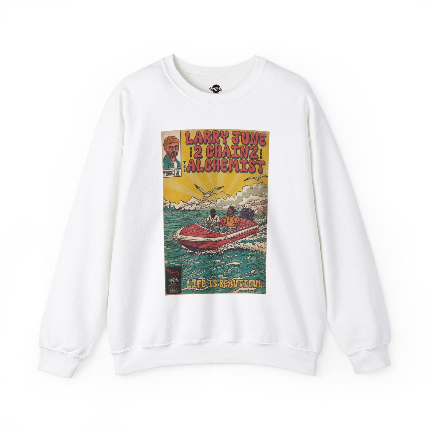 Life is Beautiful - Unisex Heavy Blendâ„¢ Crewneck Sweatshirt
