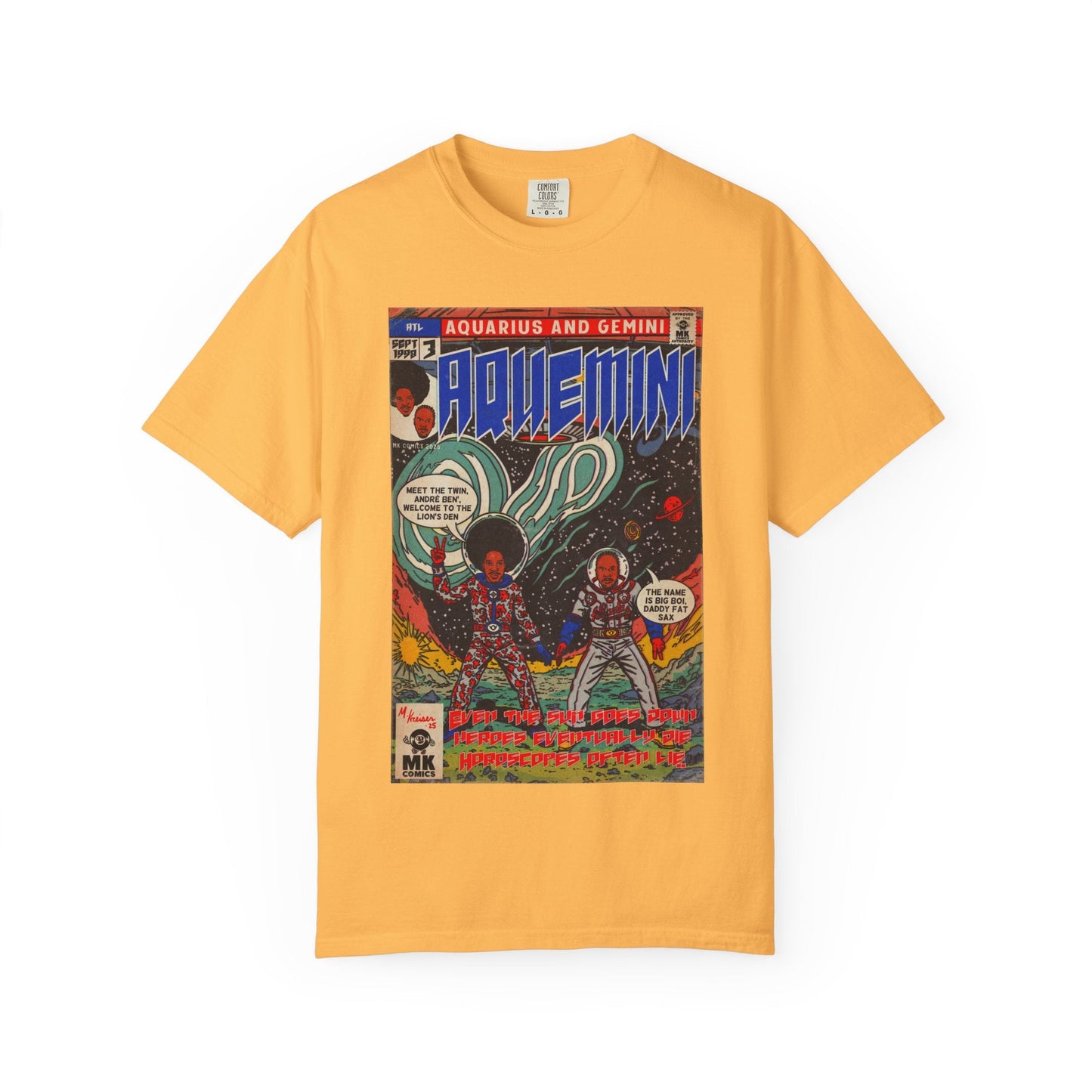 Aquemini - Comic Book Art - Unisex Comfort Colors T-shirt
