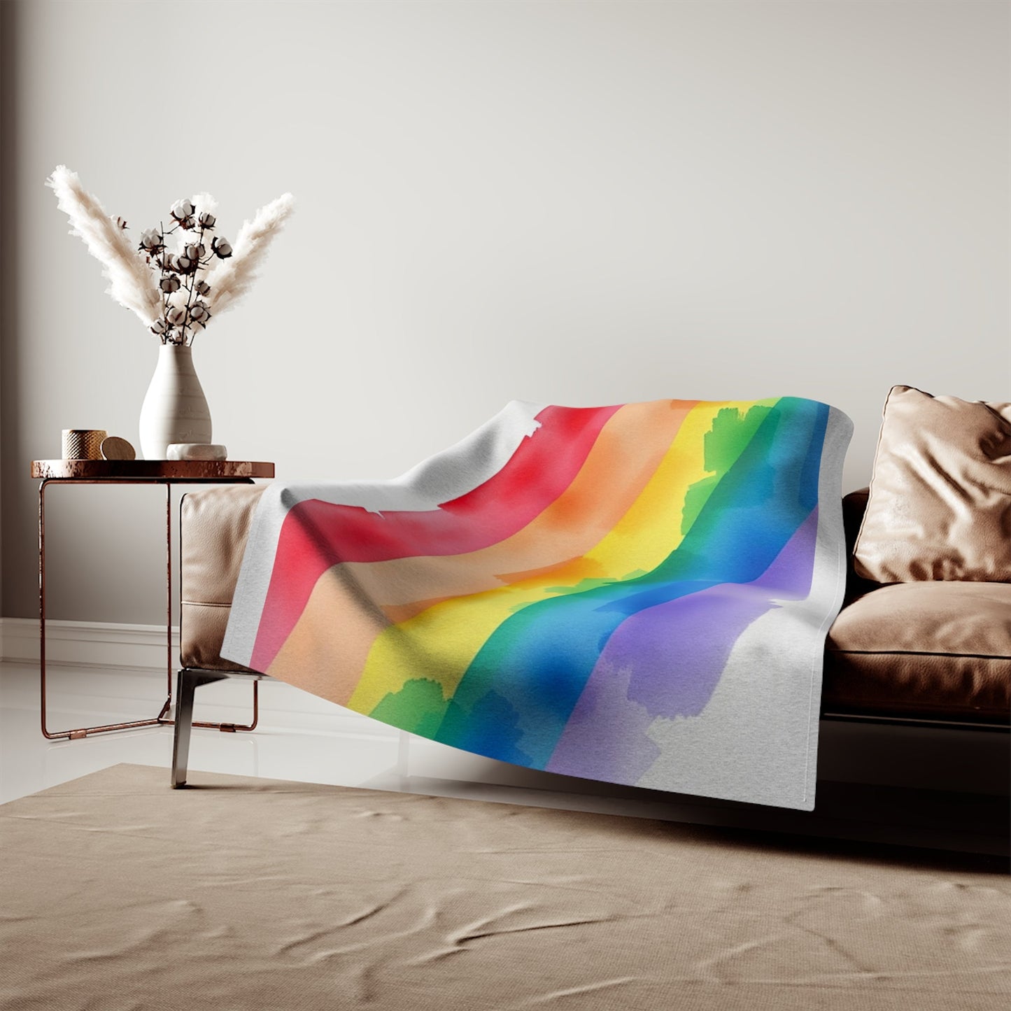 Rainbow Pride Sweatshirt Blanket Ã¢â‚¬â€œ Cozy LGBTQ+ Throw for Comfort and Celebration