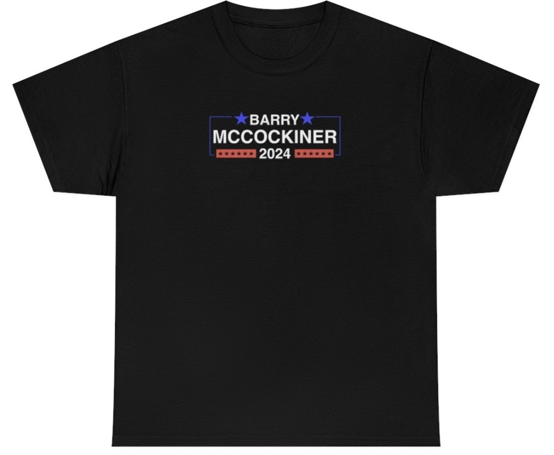 Barry McCockiner 2024 Tee (Black) - clothing by TeeHivey.com