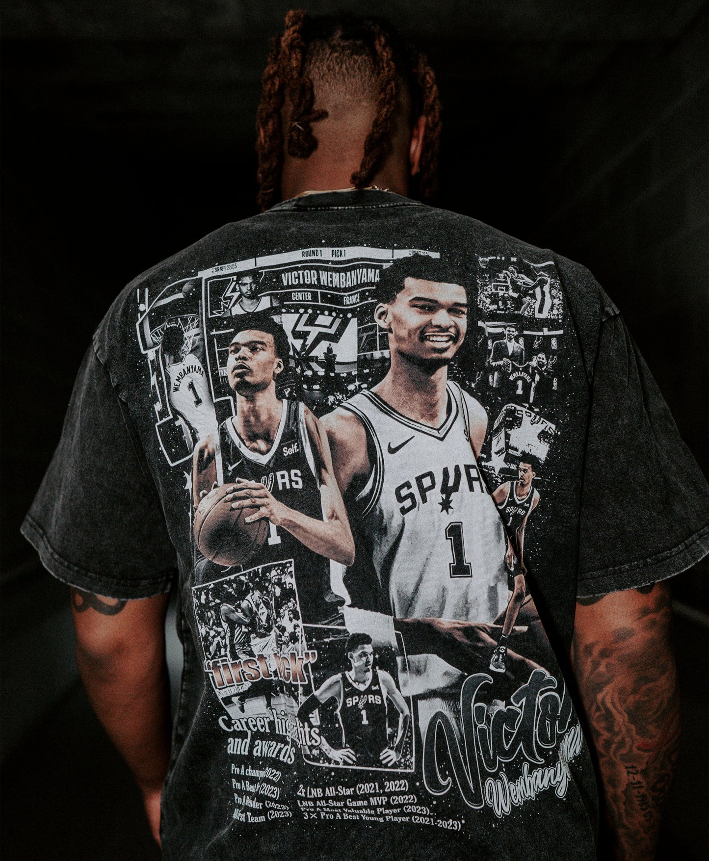 VICTOR WEMBANYAMA V2 TEE - clothing by TeeHivey.com (Image 1)