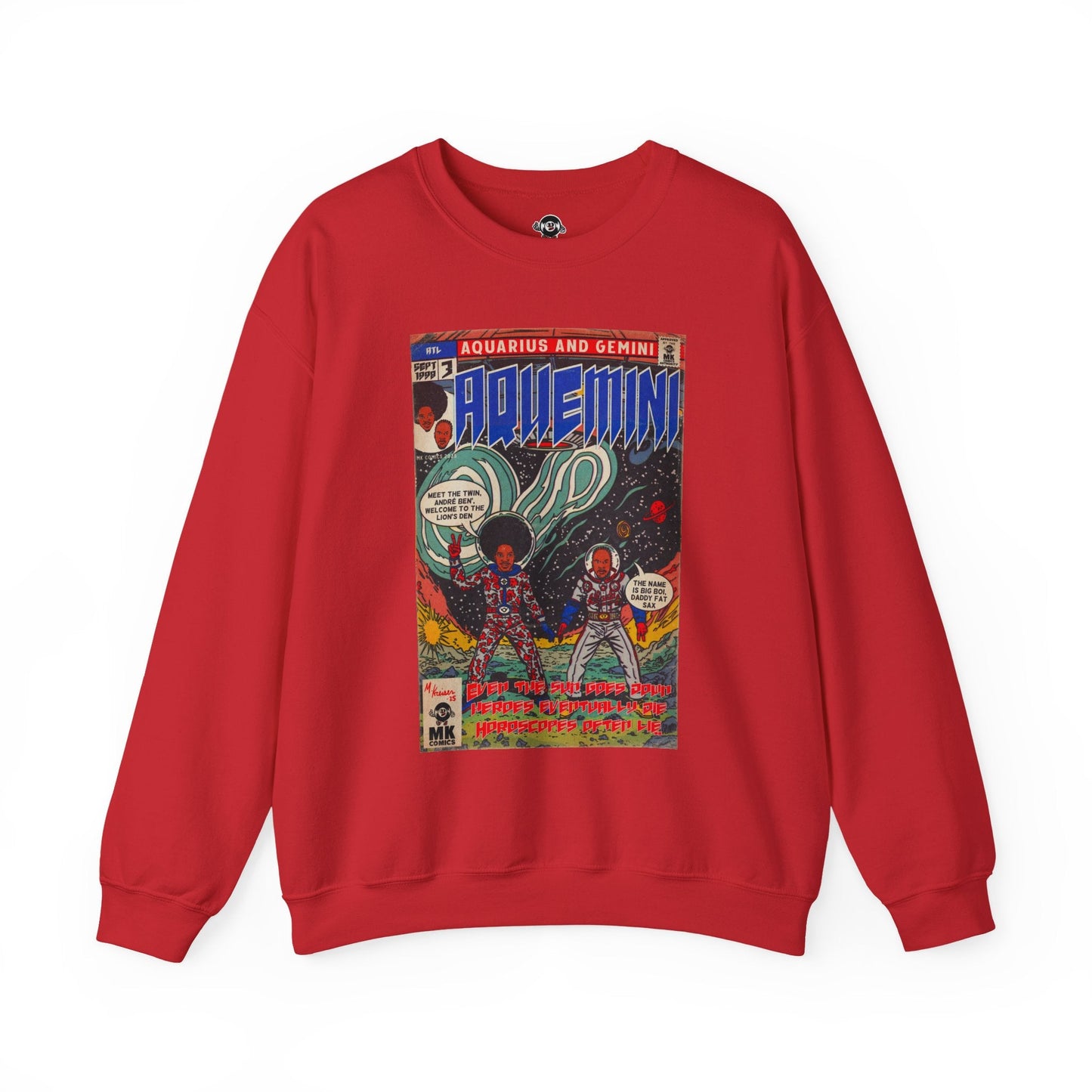 Aquemini - Comic Book Art - Unisex Heavy Blendâ„¢ Crewneck Sweatshirt