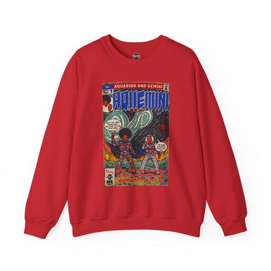 Aquemini - Comic Book Art - Unisex Heavy Blendâ„¢ Crewneck Sweatshirt