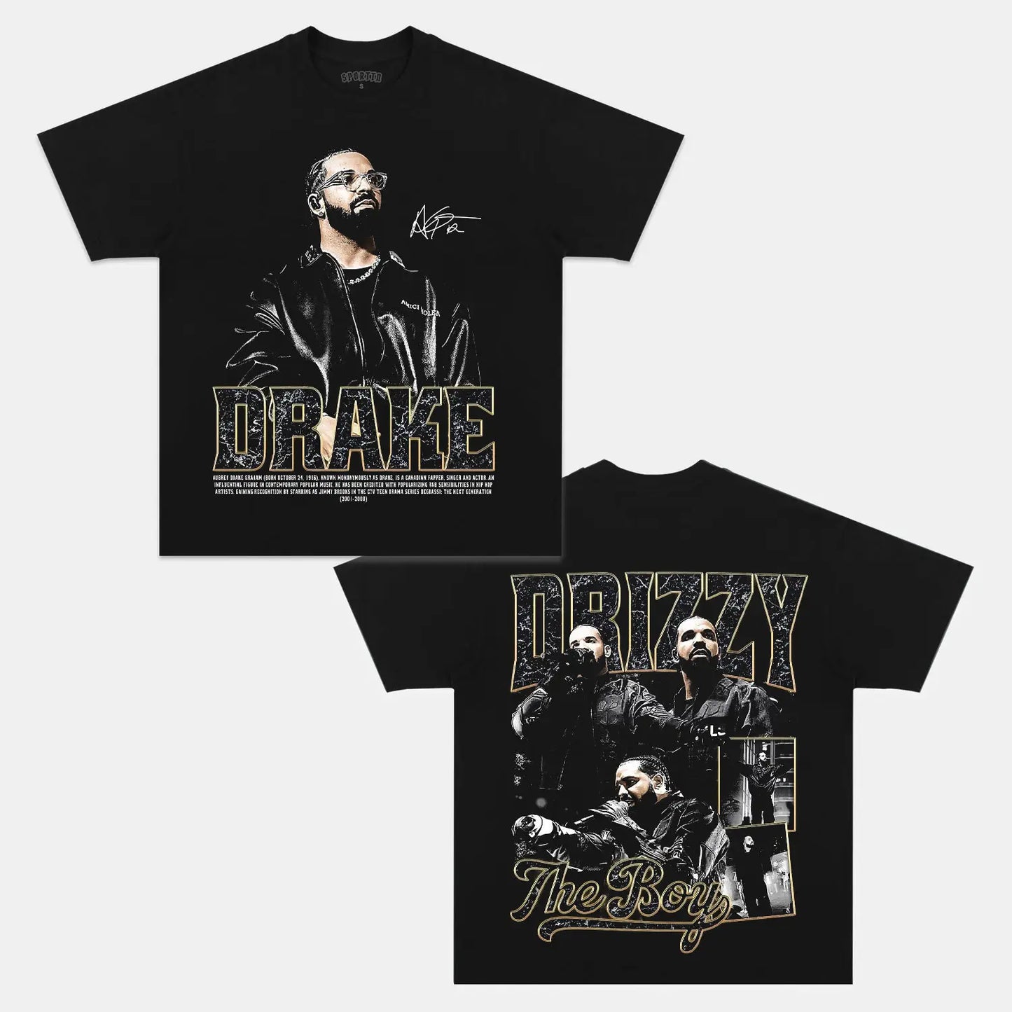 DRAKE VINTAGE TEE Style004