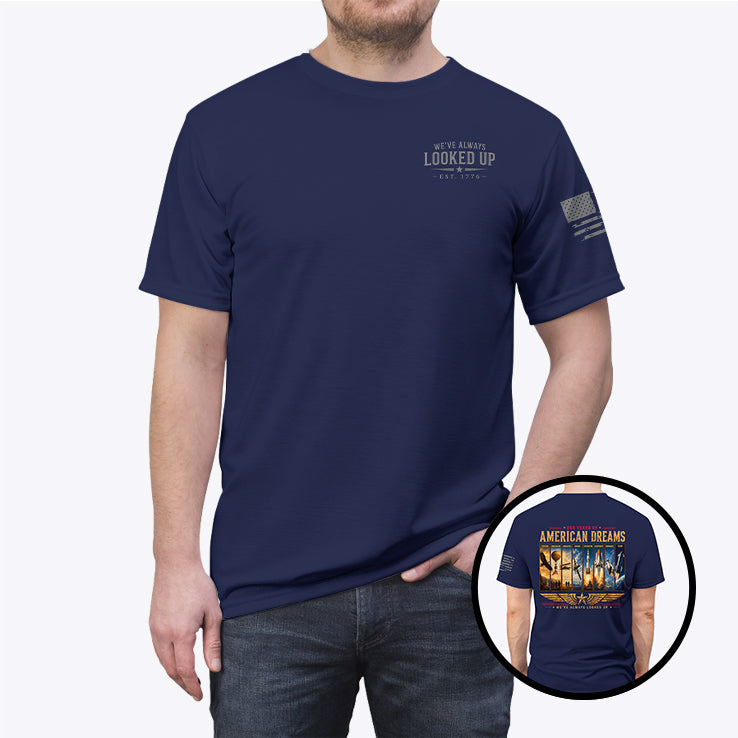 250 Years Of American Dreams We’ve Always Looked Up Est 1776 Shirt