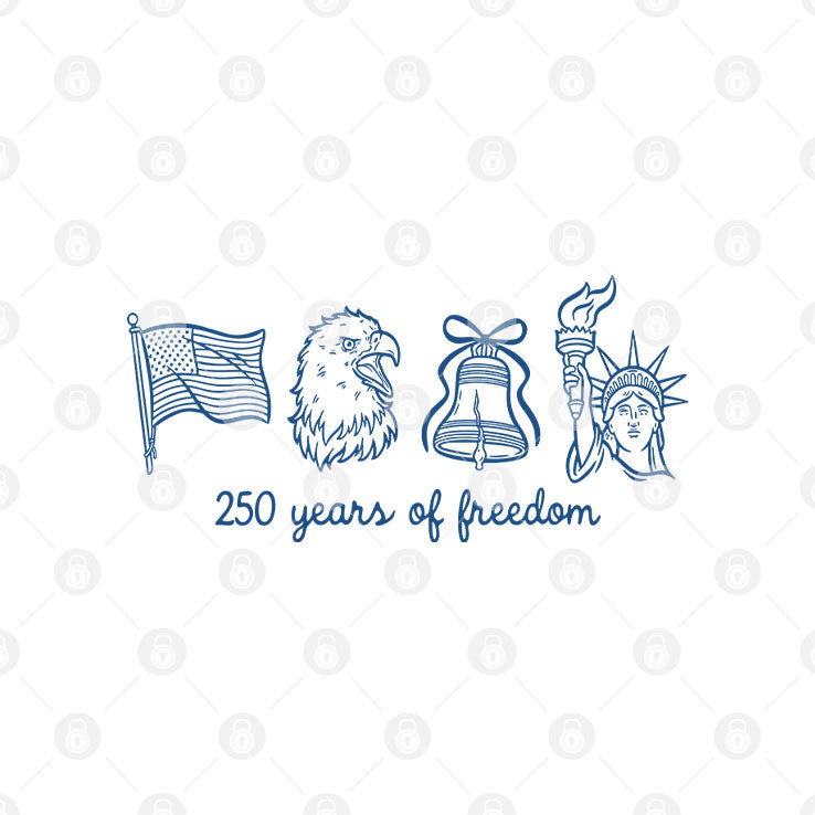 250 Years Of Freedom American Flag Eagle Liberty T Shirt