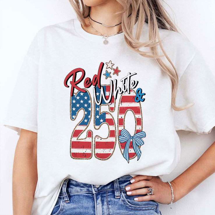 250th Anniversary Red White And Blue Shirt