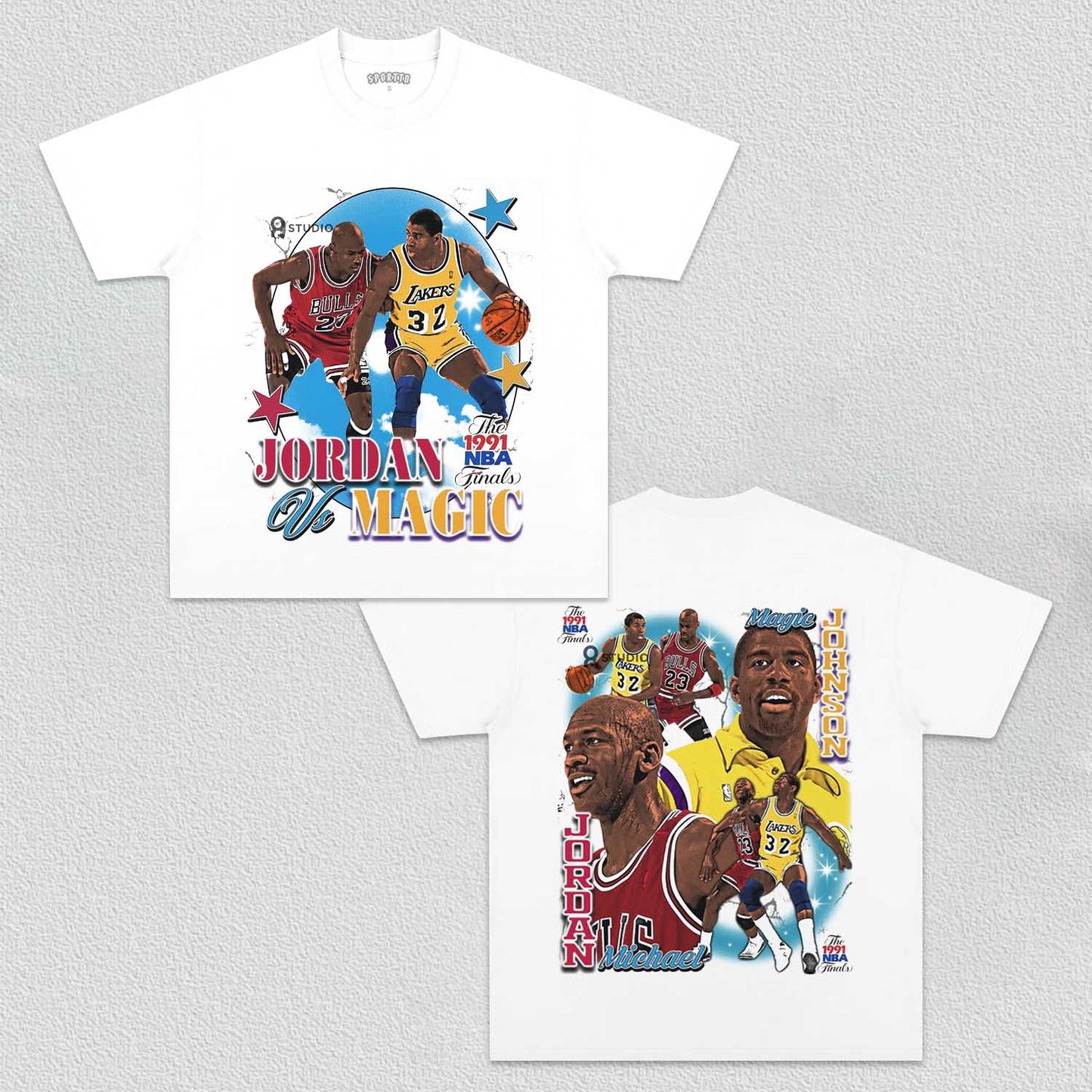 JORDAM VS JOHNSON TEE - clothing by TeeHivey.com (Image 1)