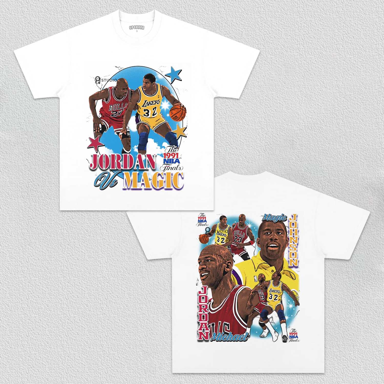 JORDAM VS JOHNSON TEE - clothing by TeeHivey.com (Image 1)