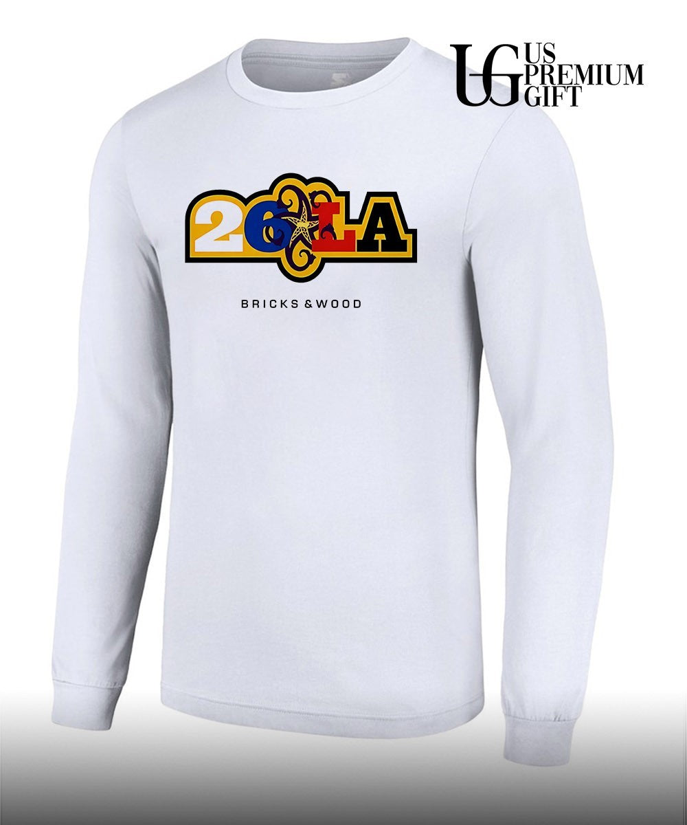 26 LA Bricks and Wood Los Angeles Lakers shirt
