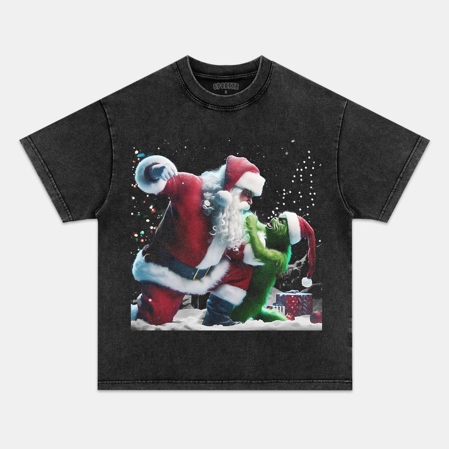 SANTA CLAUS & GRINCH TEE - clothing by TeeHivey.com (Image 2)