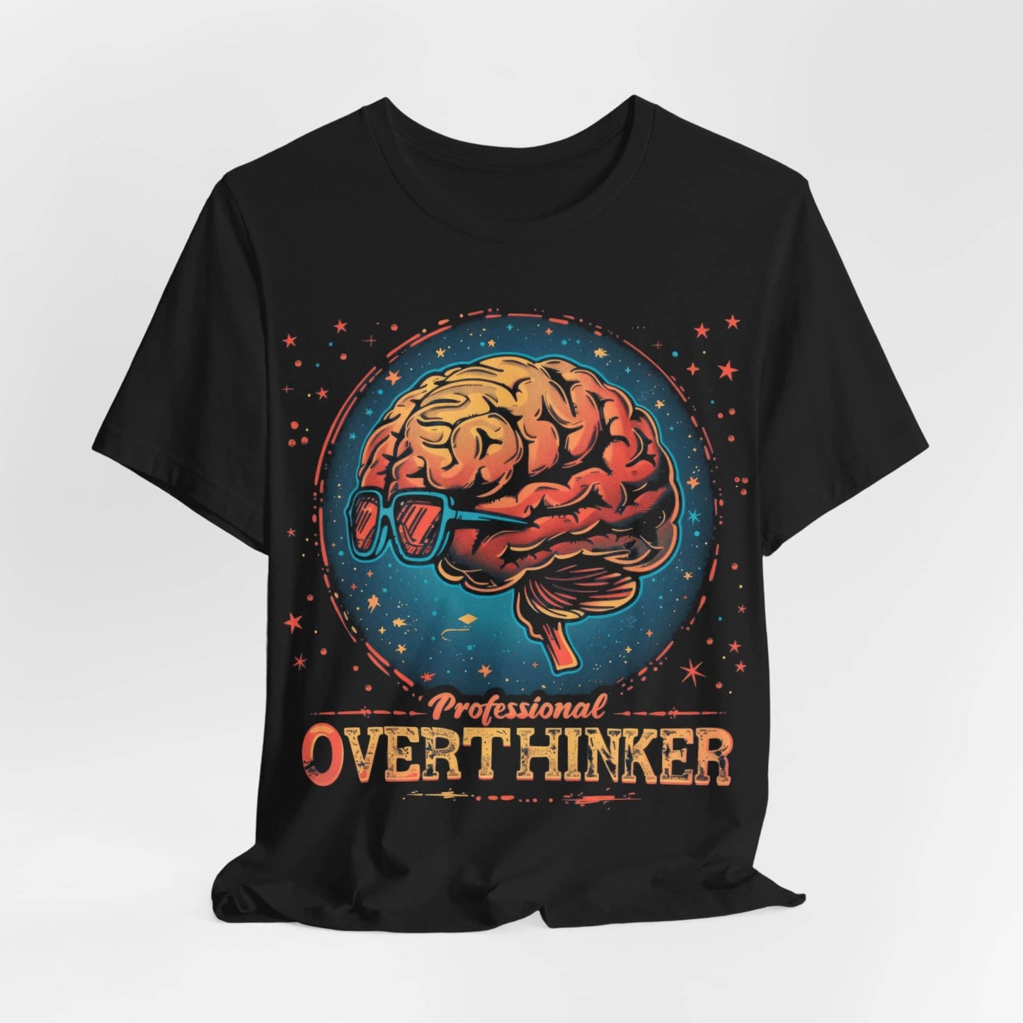 Professional Overthinker T-Shirt Funny Graphic Tee Style001