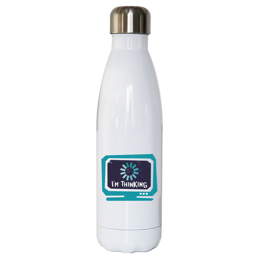 Im thinking funny water bottle stainless steel reusable