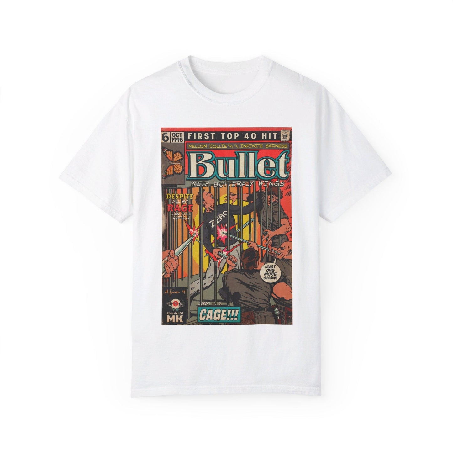 Bullet With Butterfly Wings - Unisex Comfort Colors T-shirt