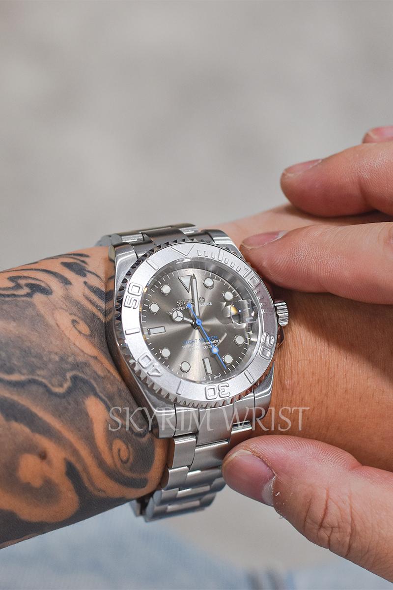 Mod Yacht-Master Silver Gray