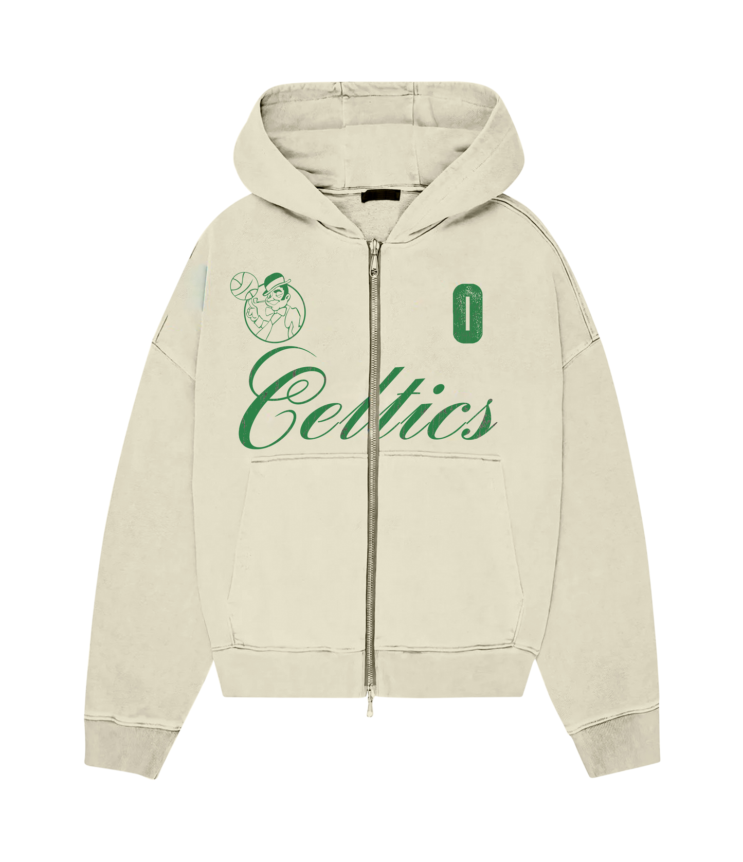 BOSTON ZIP HOODIE - clothing by TeeHivey.com (Image 1)