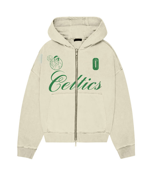 BOSTON ZIP HOODIE - clothing by TeeHivey.com (Image 1)