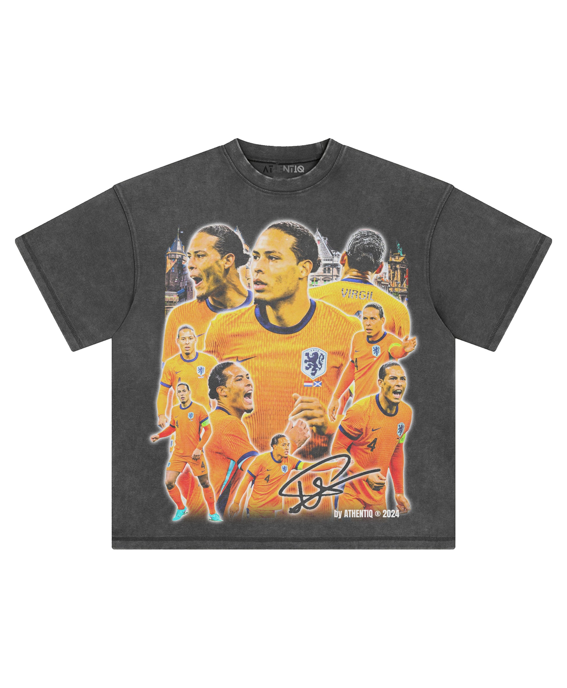 VIRGIL VAN DIJK NETHERLANDS TEE - clothing by TeeHivey.com (Image 3)