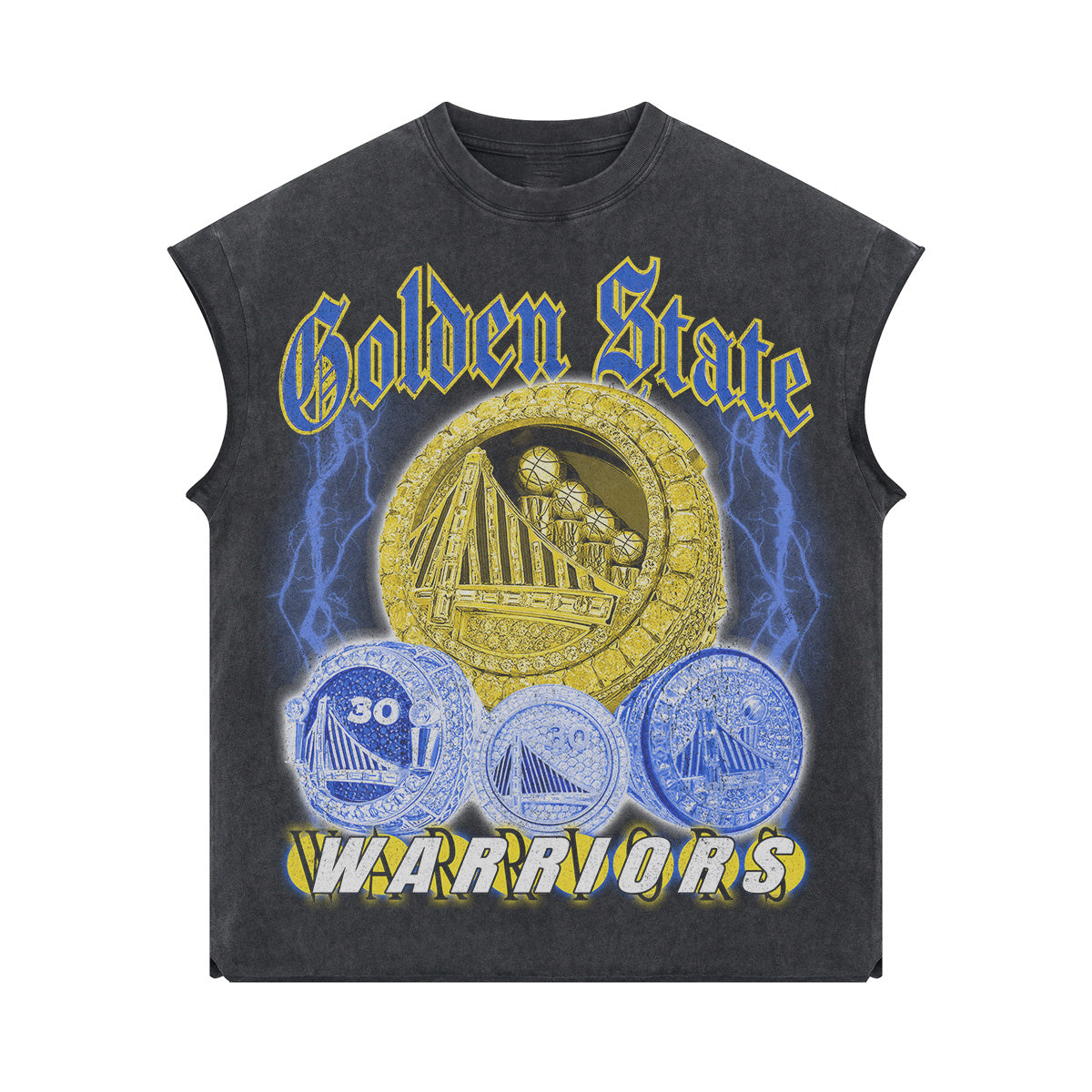 WARRIORS CHAMPS MUSCLE TEE