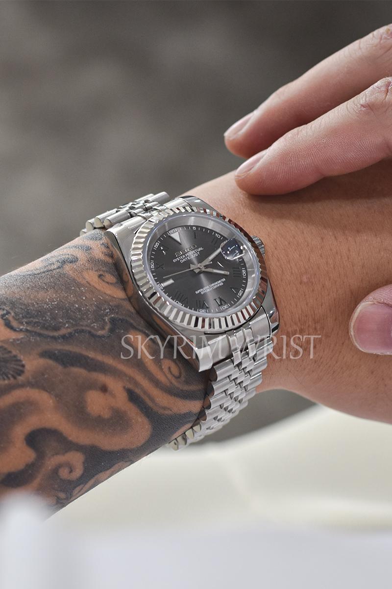 Mod Datejust Wimbledon Gray