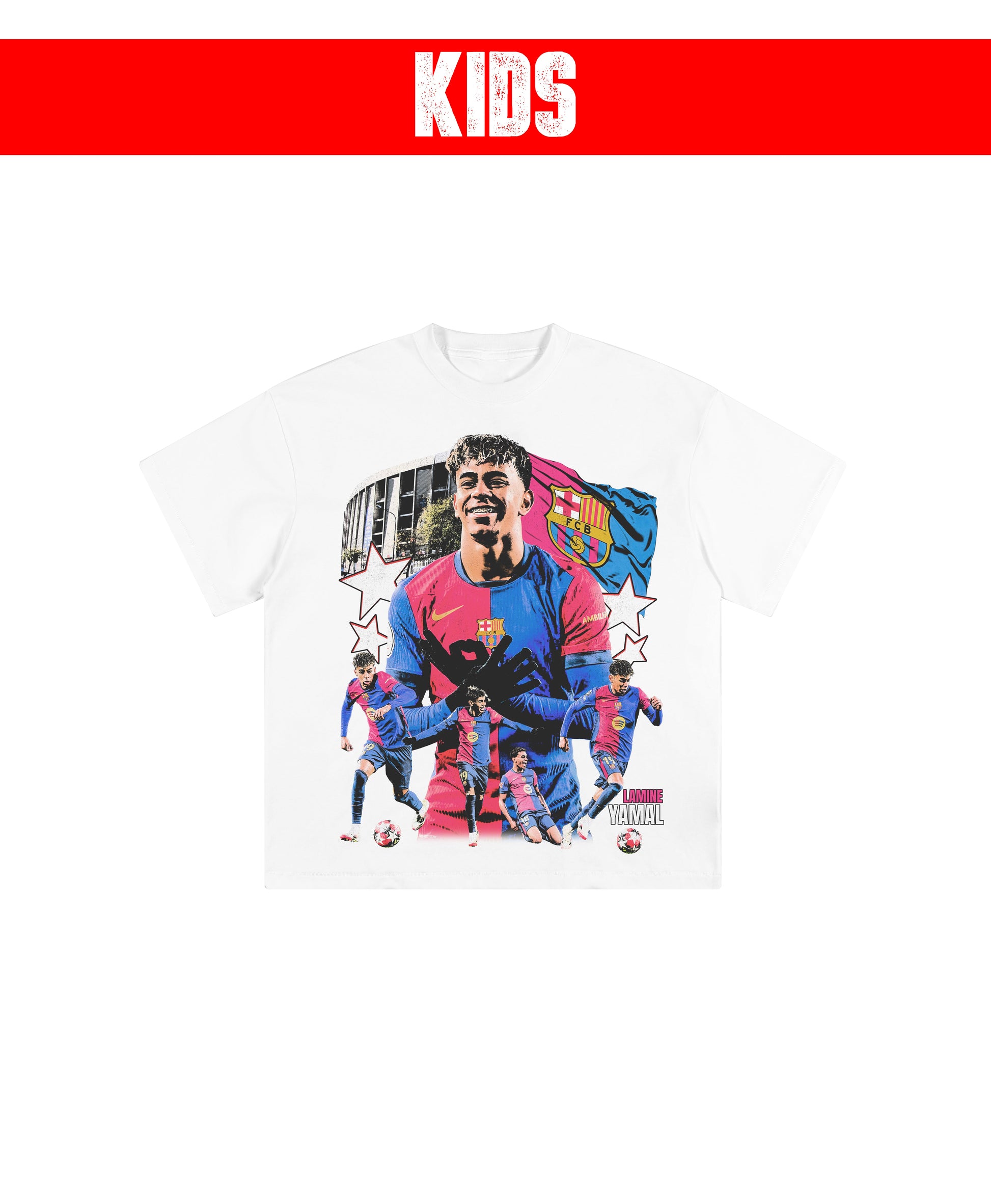 LAMINE YAMAL KIDS TEE - clothing by TeeHivey.com (Image 3)