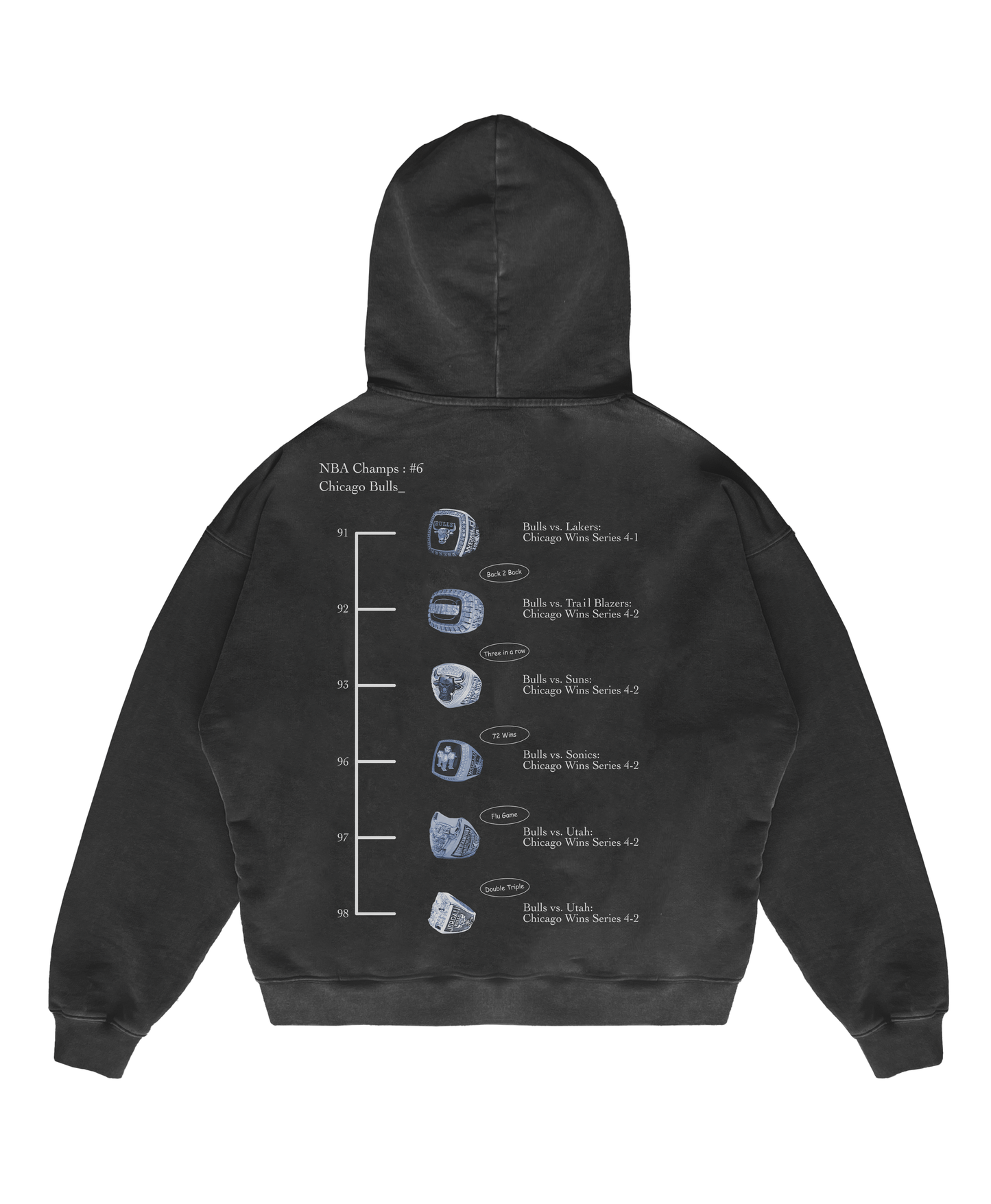 PRIME BULLS X-RAY HOODIE