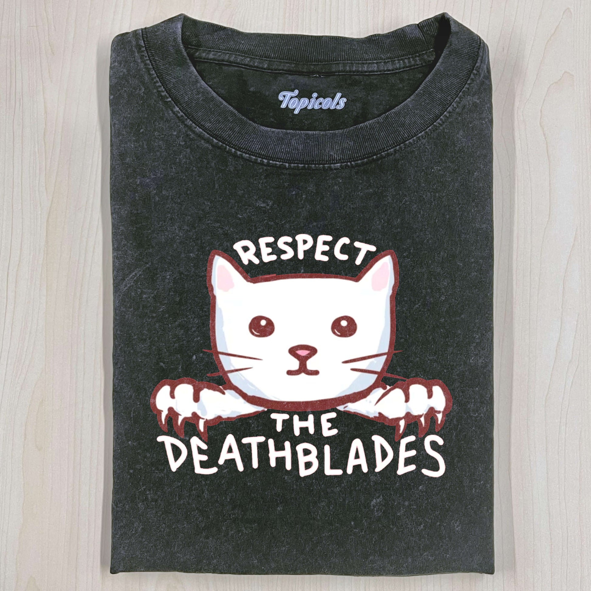 RESPECT THE DEATHBLADES T-SHIRT - clothing by TeeHivey.com (Image 1)