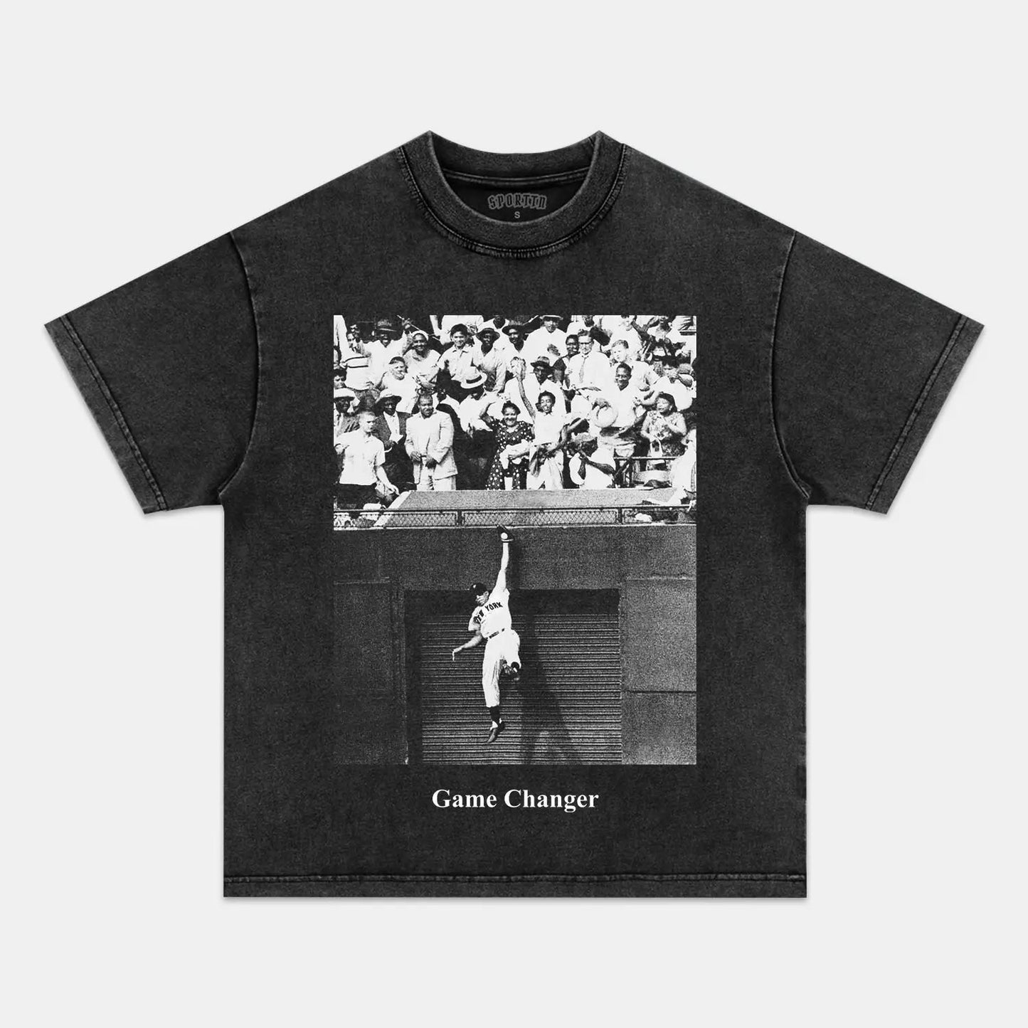 WILLIE MAYS - LEAPING CATCH TEE - clothing by TeeHivey.com (Image 3)