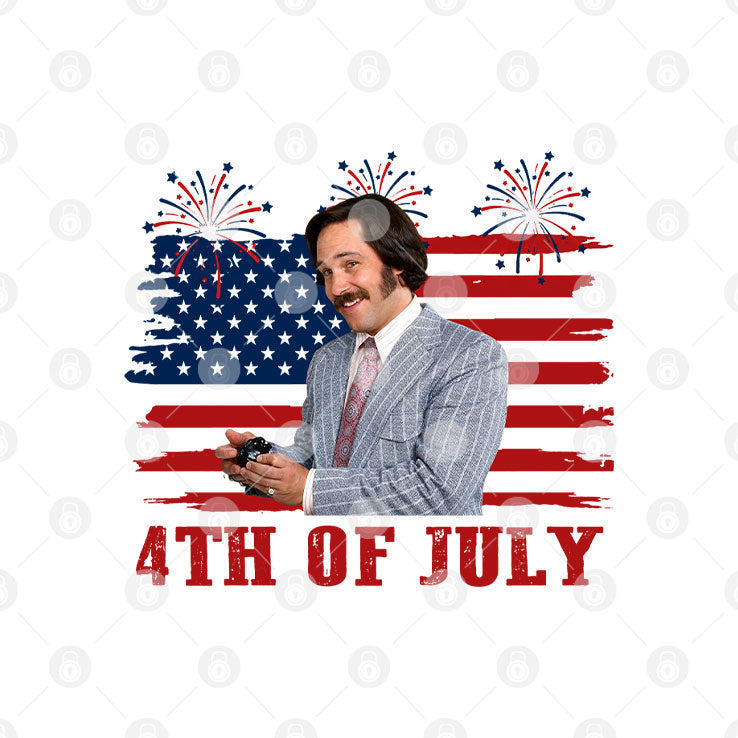 Brian FanBrian Fantana Time To Musk Up Funny Anchorman 4th of July T Shirt