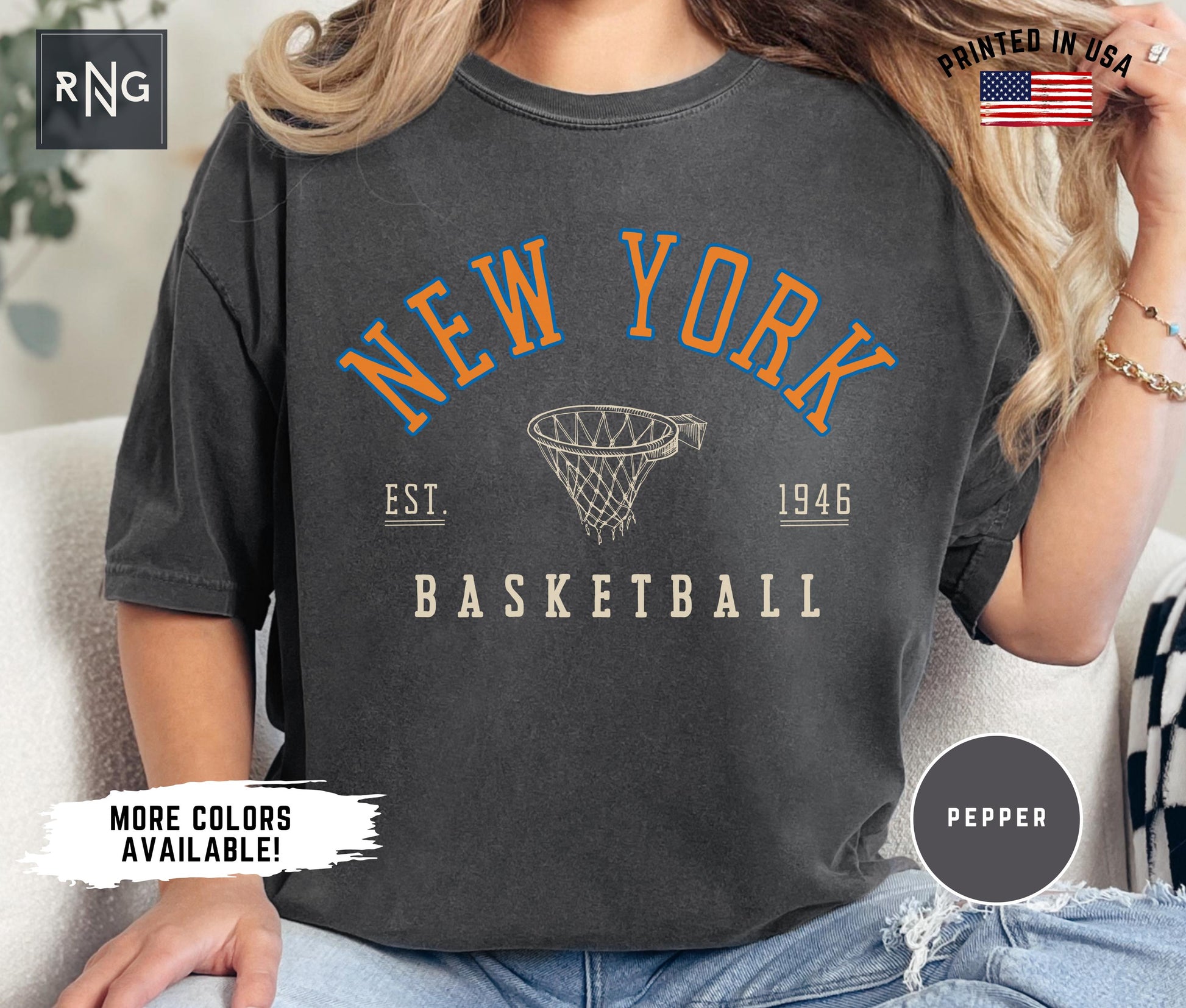 York Basketball Retro Knick Basketball York Basketball York Sports Retro Knick Fan (4)